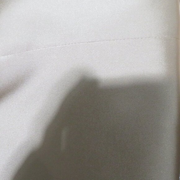 Sally LAPOINTE khaki SILK sheath dress one shoulder sheer mesh cocktail NWT sz 0 - Picture 10 of 10